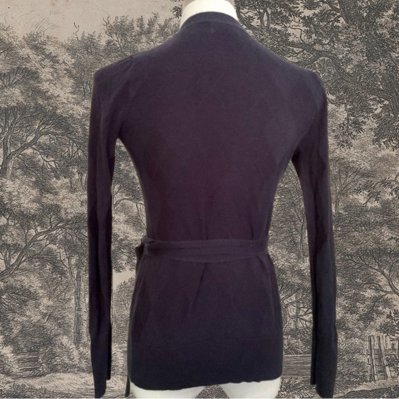 Old Navy argyle wrap sweater cardigan - Picture 5 of 7